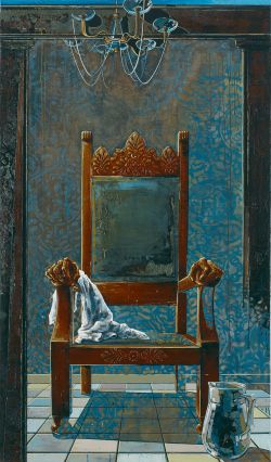 Waschung II, 2008 | 190 x 110 cm | Öl, Eitempera auf Leinwand | Privatsammlung, Deutschland