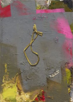 "Goldenes Band" | 2025 | 70 x 50 cm | Öl auf Leinwand | Privatsammlung, Frankfurt a. Main