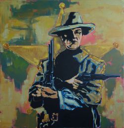 Self-Eastwood II, 2005 | 200 x 190 cm | Öl, Eitempera auf Leinwand | Privatsammlung, Essen