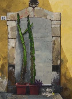 „12 (Il Tocco)“ | 2023 | 230 x 170cm | Öl auf Leinwand | Sammlung Stahlberg, Coburg