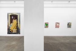 Ansichten der Ausstellung Cortile Fanale, Spinnerei Leipzig Rundgang 09 2025, Galerie Philipp Anders