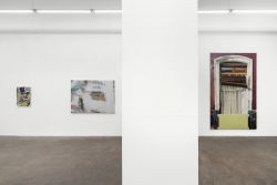 Ansichten der Ausstellung Cortile Fanale, Spinnerei Leipzig Rundgang 09 2025, Galerie Philipp Anders