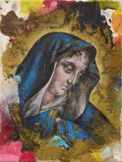 „M.D.“ | 2025 | 24 x 18 cm | Öl auf Leinwand