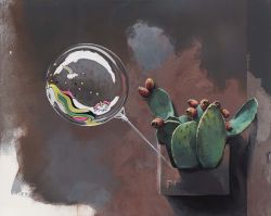 „Wrong Message“ | 2021 | 80 x 100cm | Öl auf Leinwand